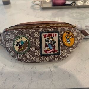Coach Mickey Mouse Fannie Pack NWT.  Never used.